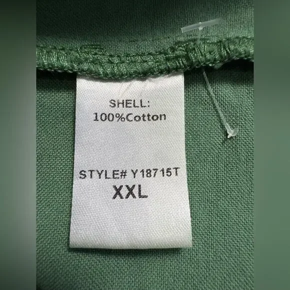 Tuckernuck Pomander Place Green Polly 3/4 Sleeve Mini Collar Dress Size XXL - Picture 9 of 13